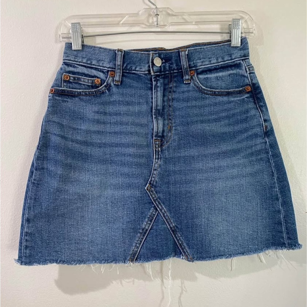 GAP Blue denim Mini Skirt Casual